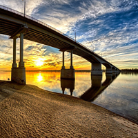 Мост через Каму в Перми